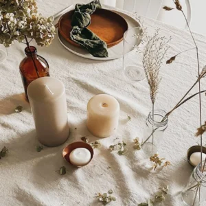 Nappe Moderne en Coton et Lin.